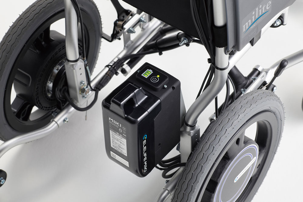 ミライト・ウイング 電源スイッチ / 電池残量表示ランプ