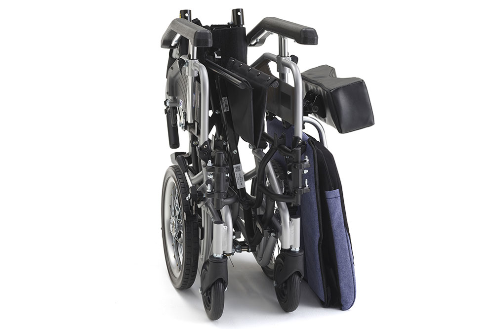 介助用ティルト・リクライニング 6輪車いす 折りたたみ