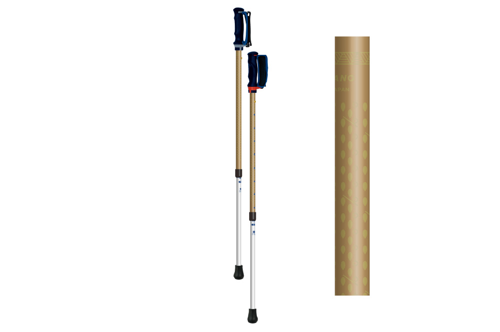 抗ウイルス あんしん2本杖 ベージュ