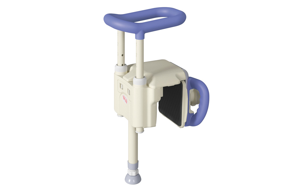 ユニットバス対応浴槽手すり UST-130UBショート ブルー