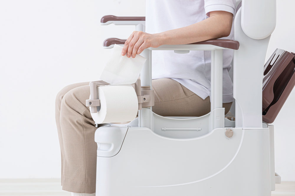 ポータブルトイレFX-30シリーズ 片手ペーパーホルダー