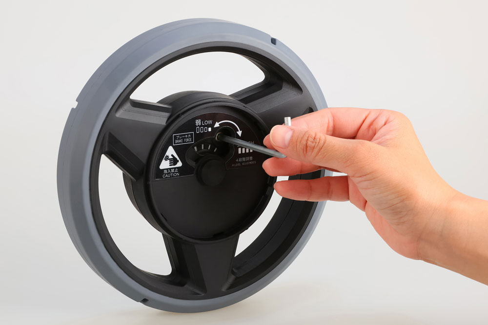 ジェミノ 抑速ブレーキ付き キャスタ ブレーキ調整