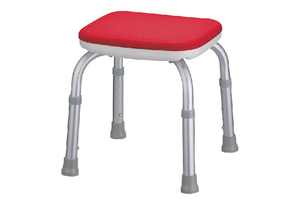シャワーベンチMini 背無 レッド